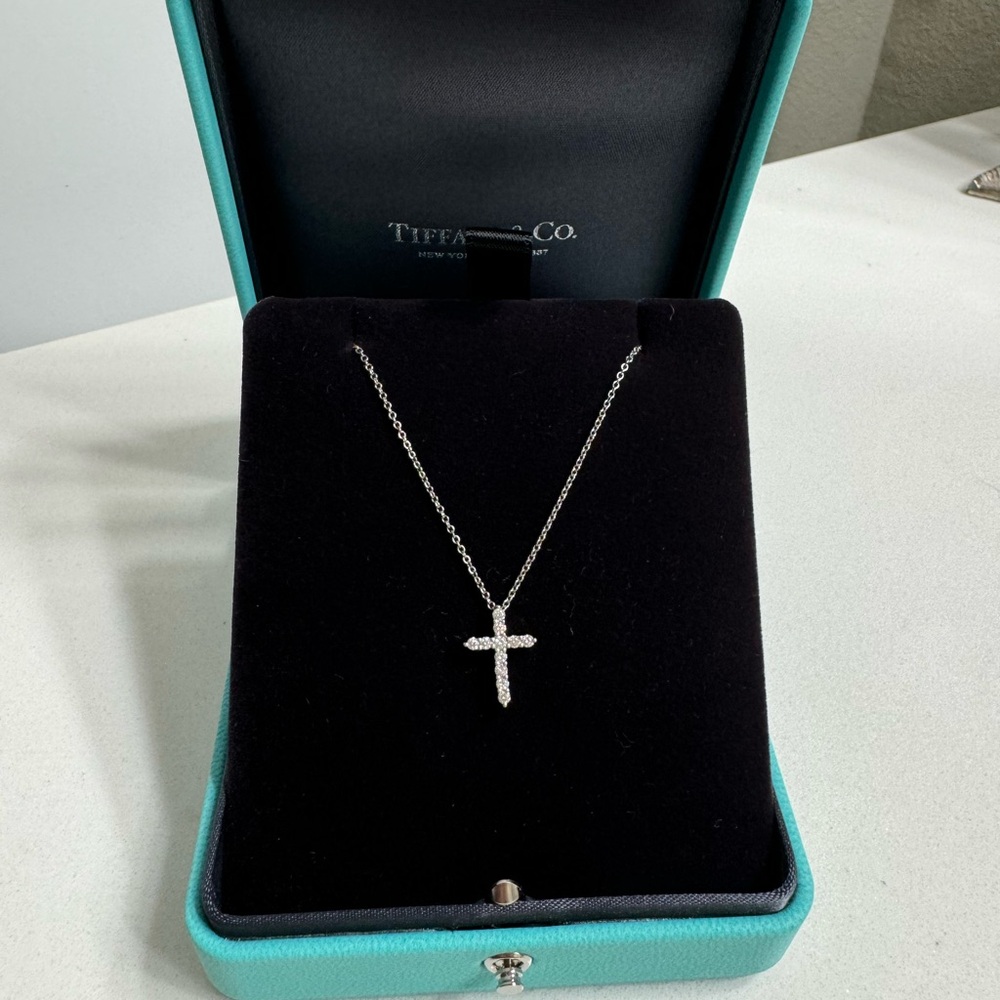 Tiffany & Co Diamond Cross pendant